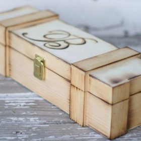 Ahşap zeytinyağı şişesi kutusu 5